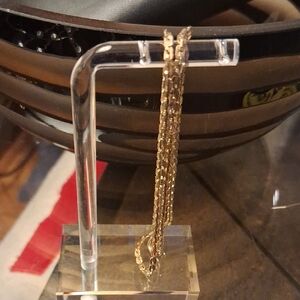 GOLD DOUBLE BRACELET OR CHOKER